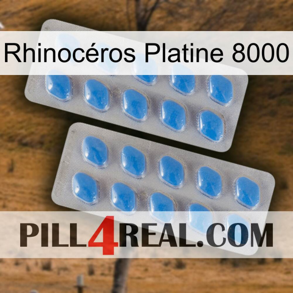 Rhinocéros Platine 8000 23